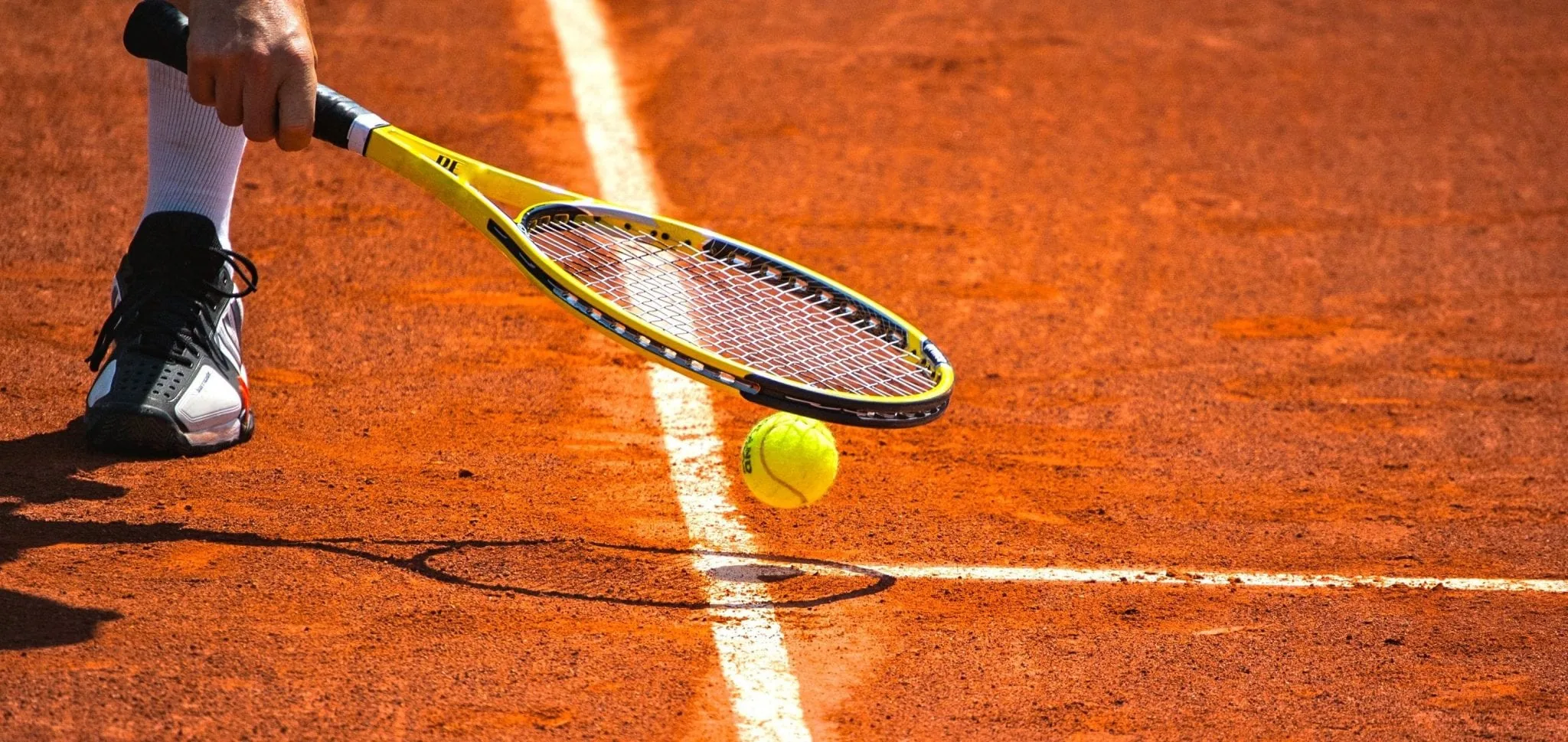 Tennisspieler nach dem Match
